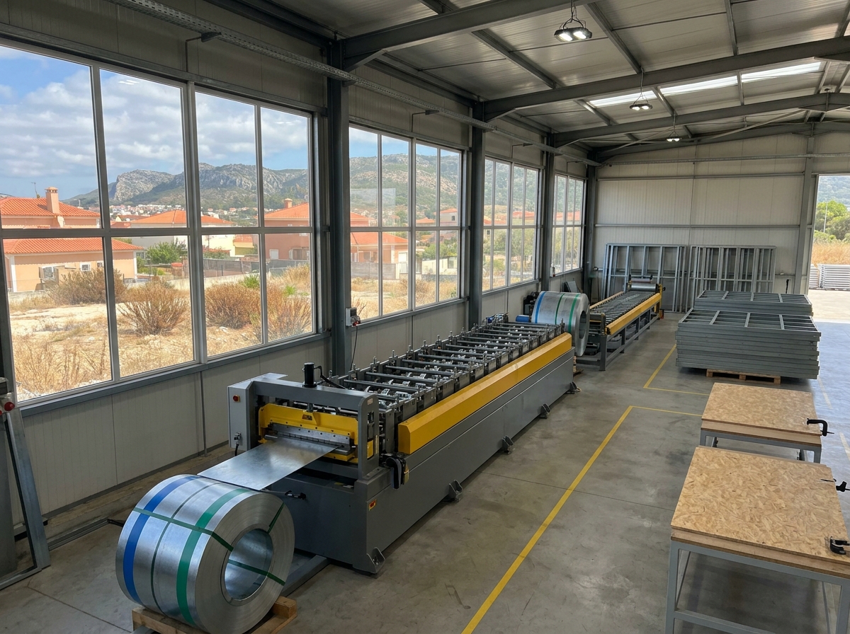 Produção industrializada de painéis LSF