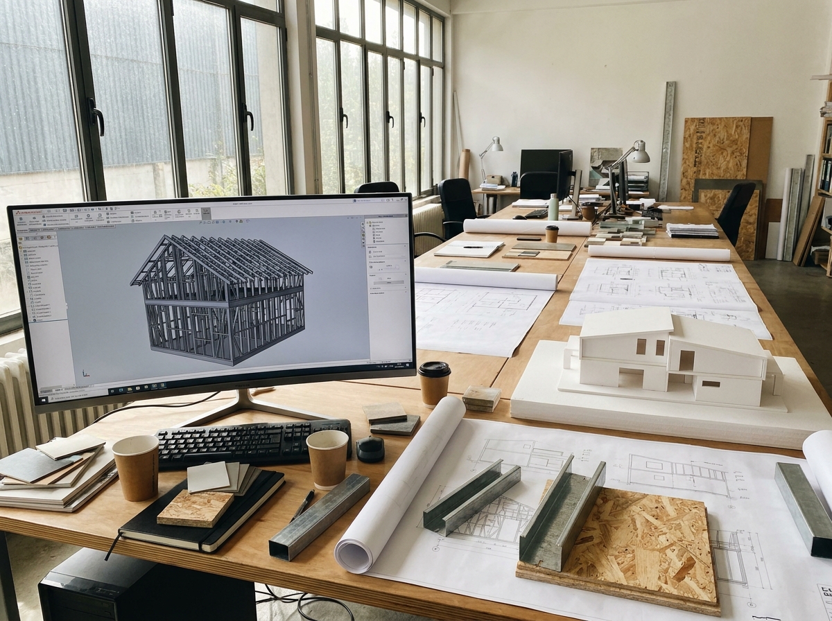 Atelier de arquitectura — revisão de projecto LSF