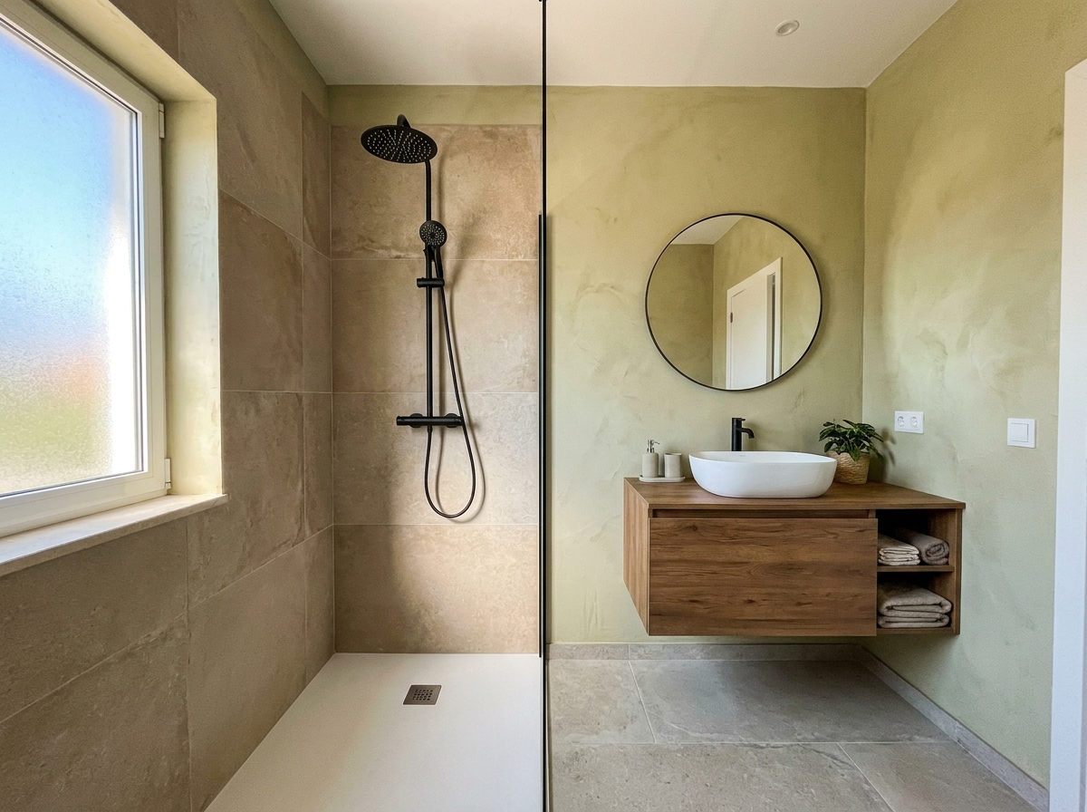 Casa de banho remodelada com LSF